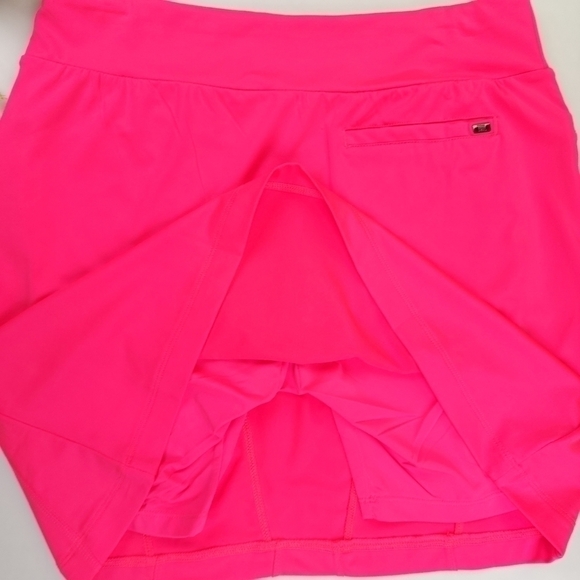 TAIL Bright Coral Golf Tennis Skort Sz S - Picture 3 of 9